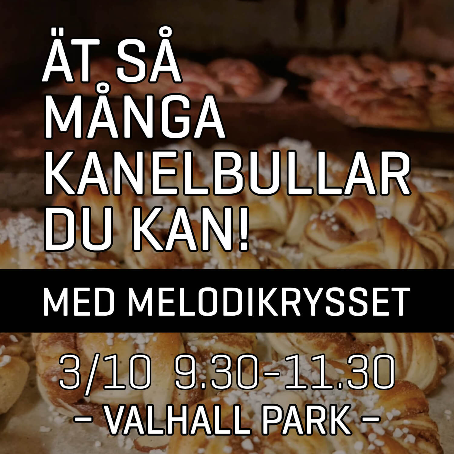 Sjöholms bageri - Kanelbullebuffé och melodikrysset