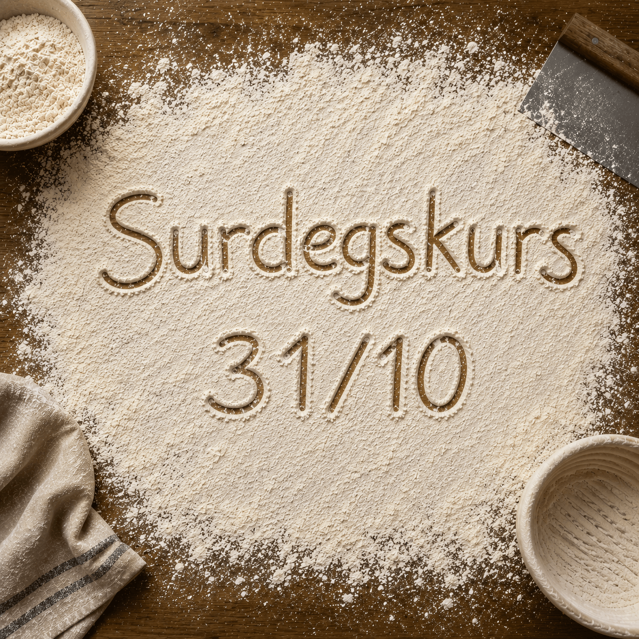 Sjöholms bageri - Surdegskurs 31/10, 12-17.30