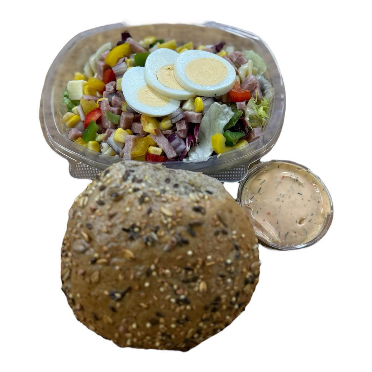 Grim Bakeri & Konditori - Salatboks med skinke