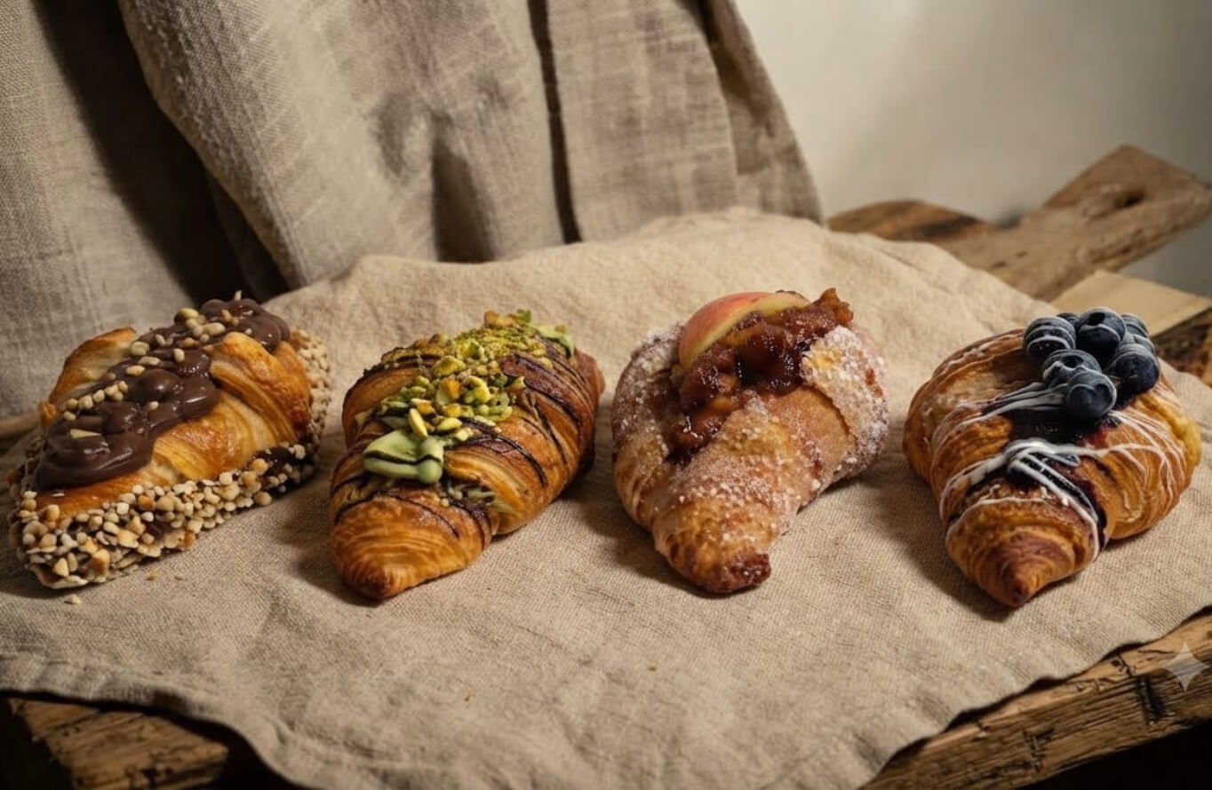 Mäster Jacobs - Fyllda croissanter 