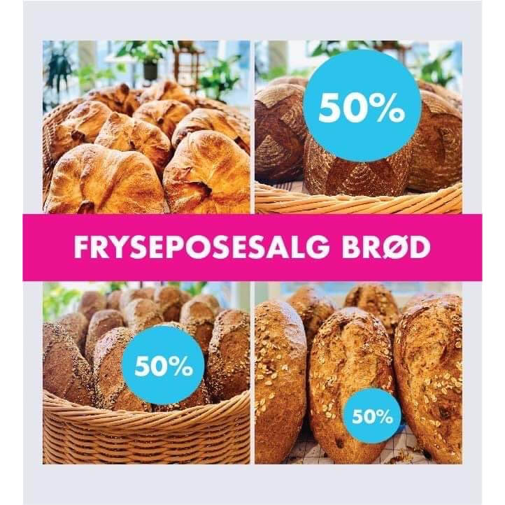 Nybakt Bakeri & Spiseri - Brød frysepose
