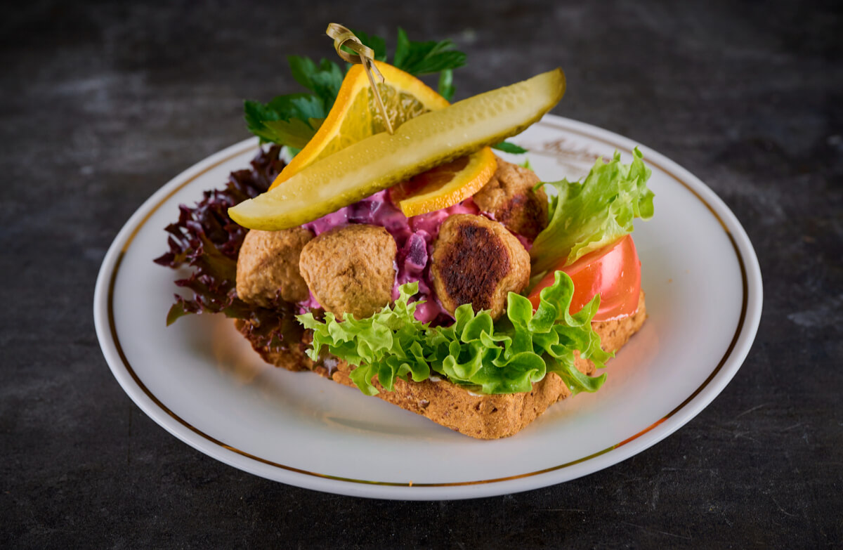 Ahlströms Konditori - Köttbullesmörgås 