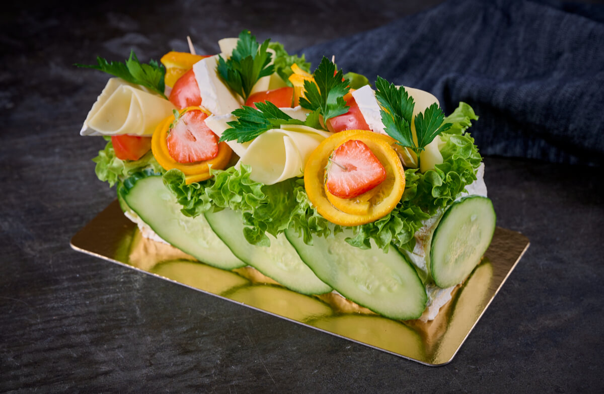Ahlströms Konditori - Vegetarisk smörgåslängd