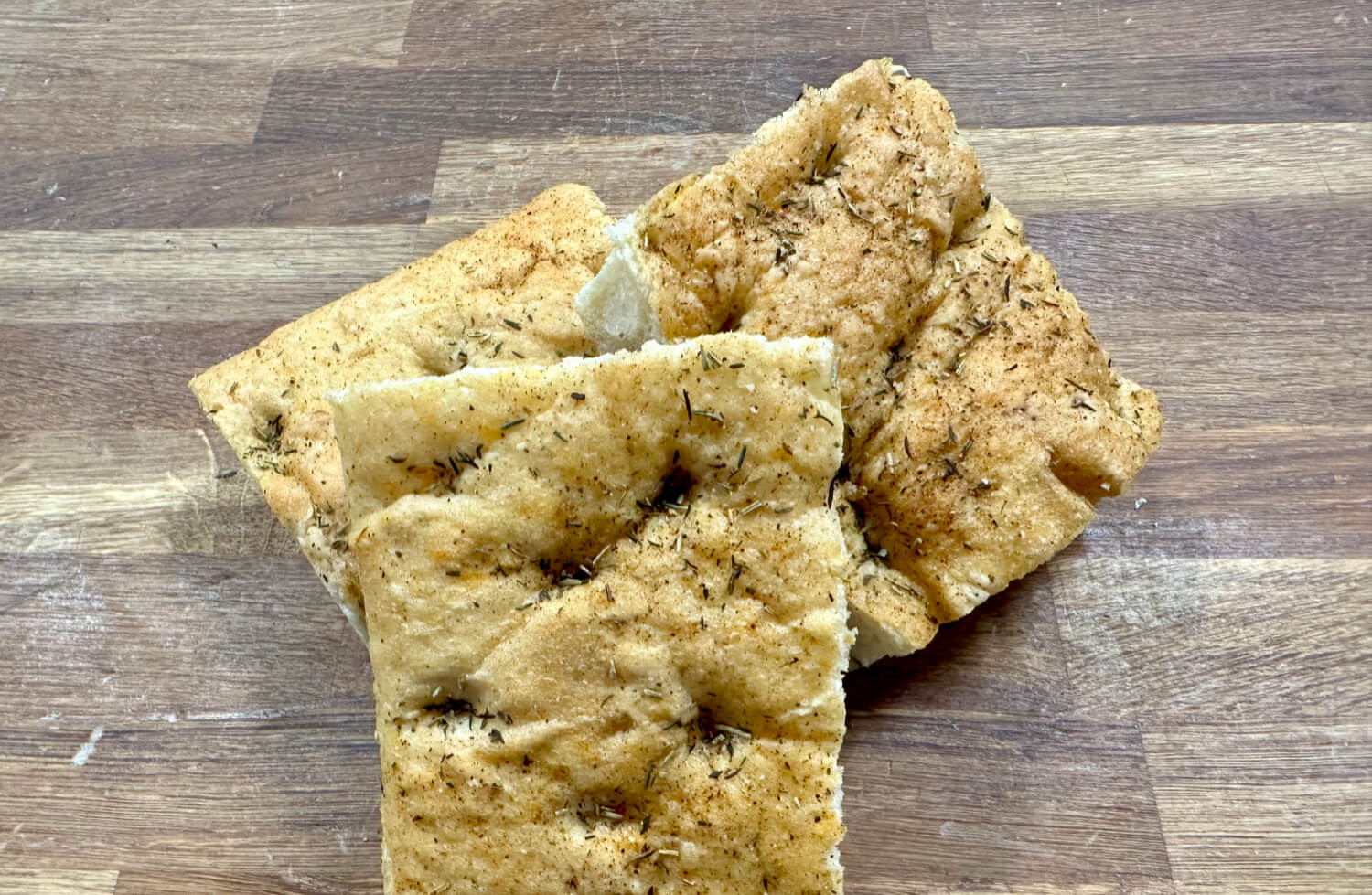 Den Glade Baker - Surdeigsfocaccia stykk