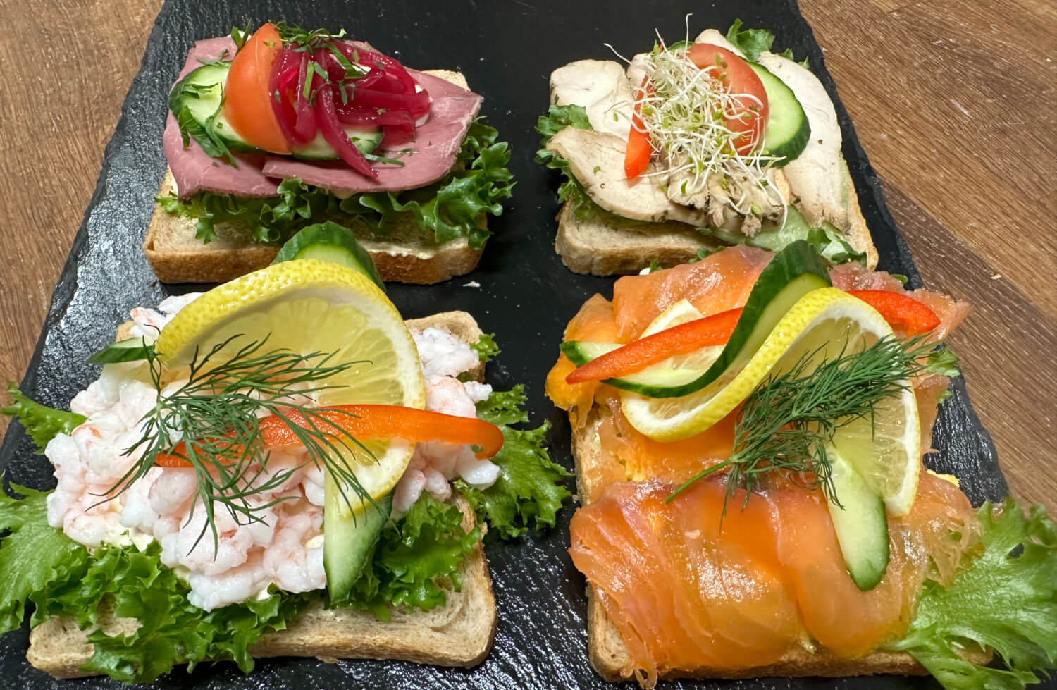 Den Glade Baker - Klassiske høye smørbrød