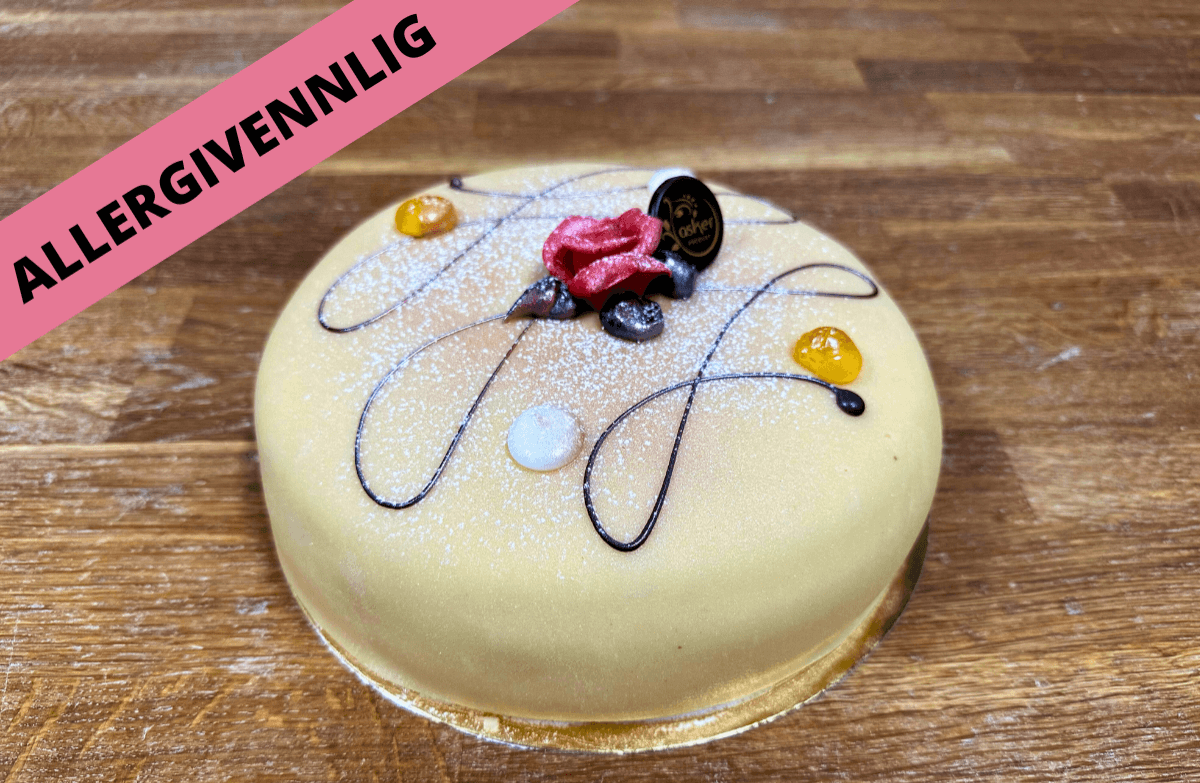 Den Glade Baker - Allergivennlig marsipankake