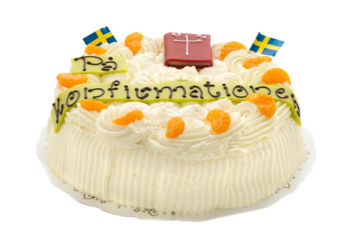 Konditori Valhall - Konfirmationstårta
