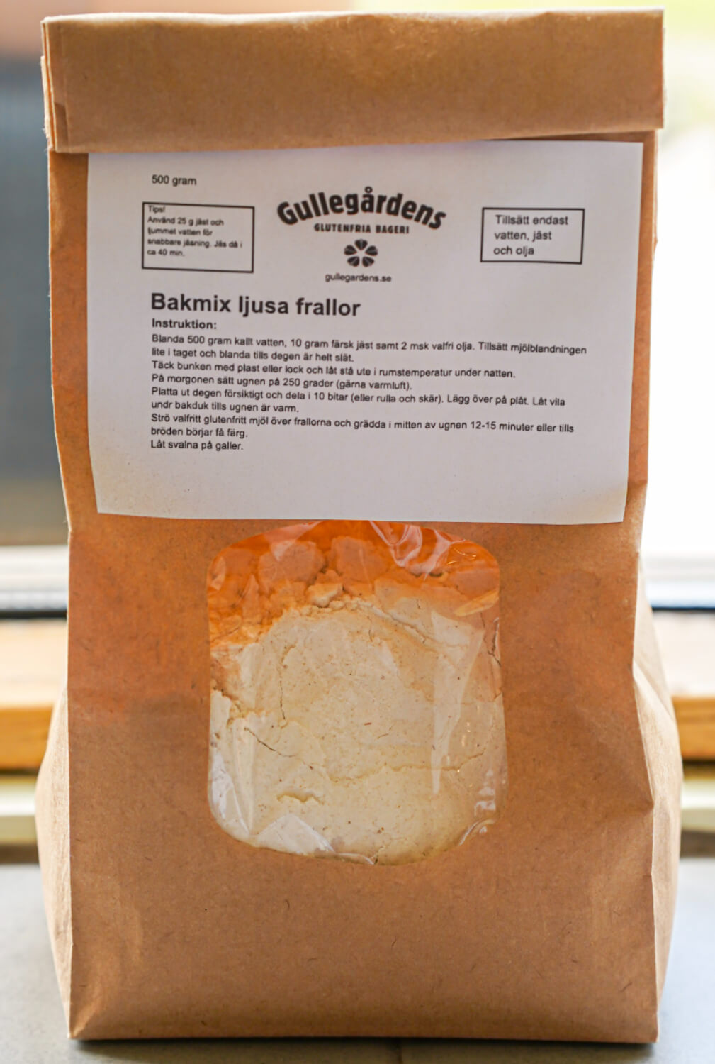 Gullegårdens Postorder - Bakmix ljusa frallor 