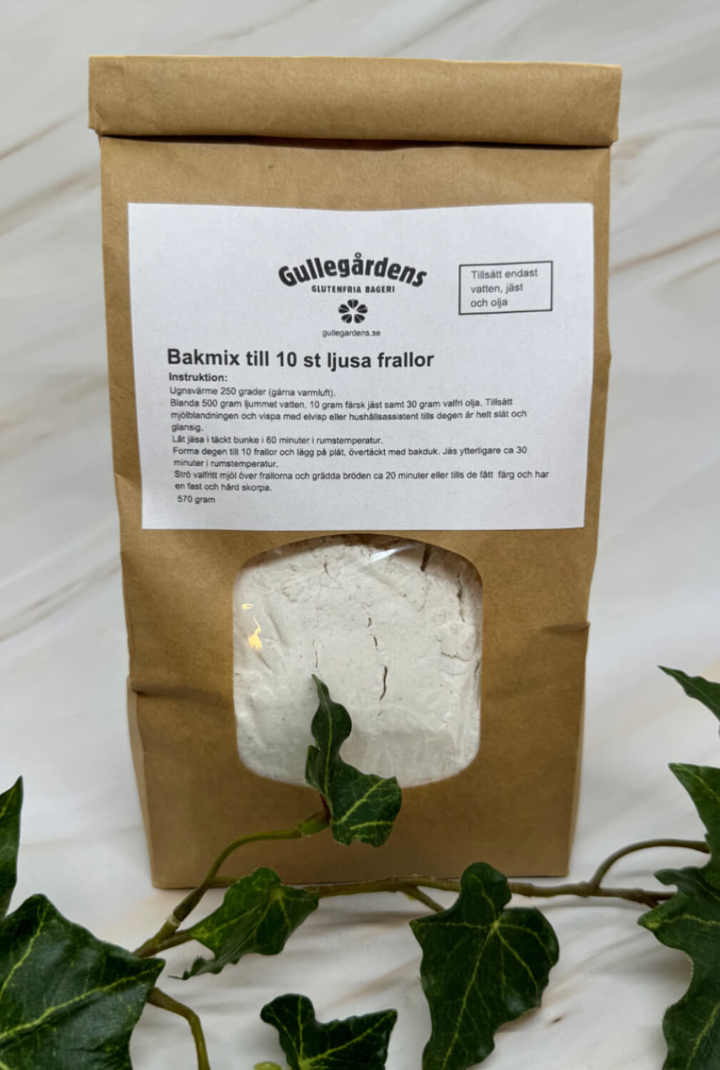 Gullegårdens Postorder - Bakmix ljusa frallor 