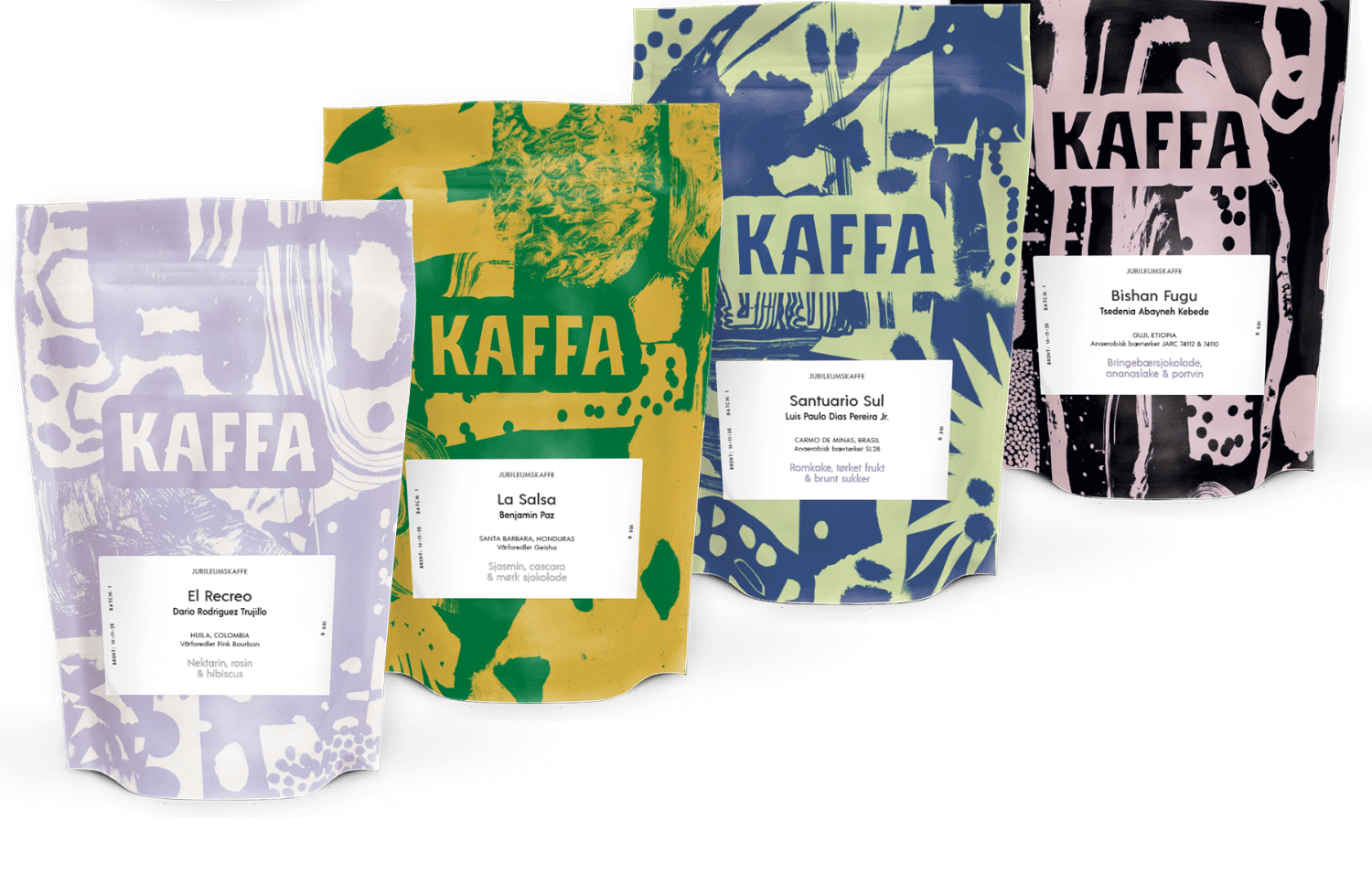 Maschmanns - KAFFA 20 års Jubileumssett 4 x100g