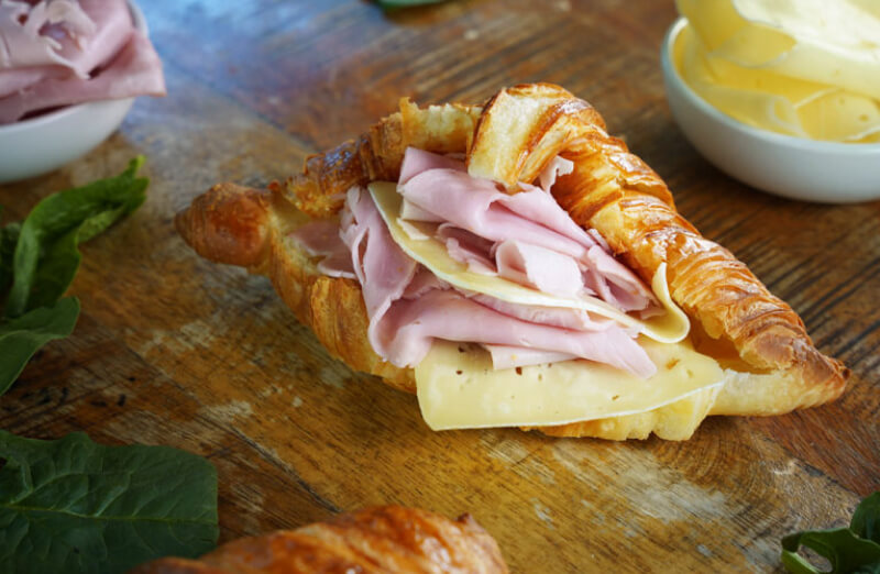 Maschmanns - Croissant med skinke og ost