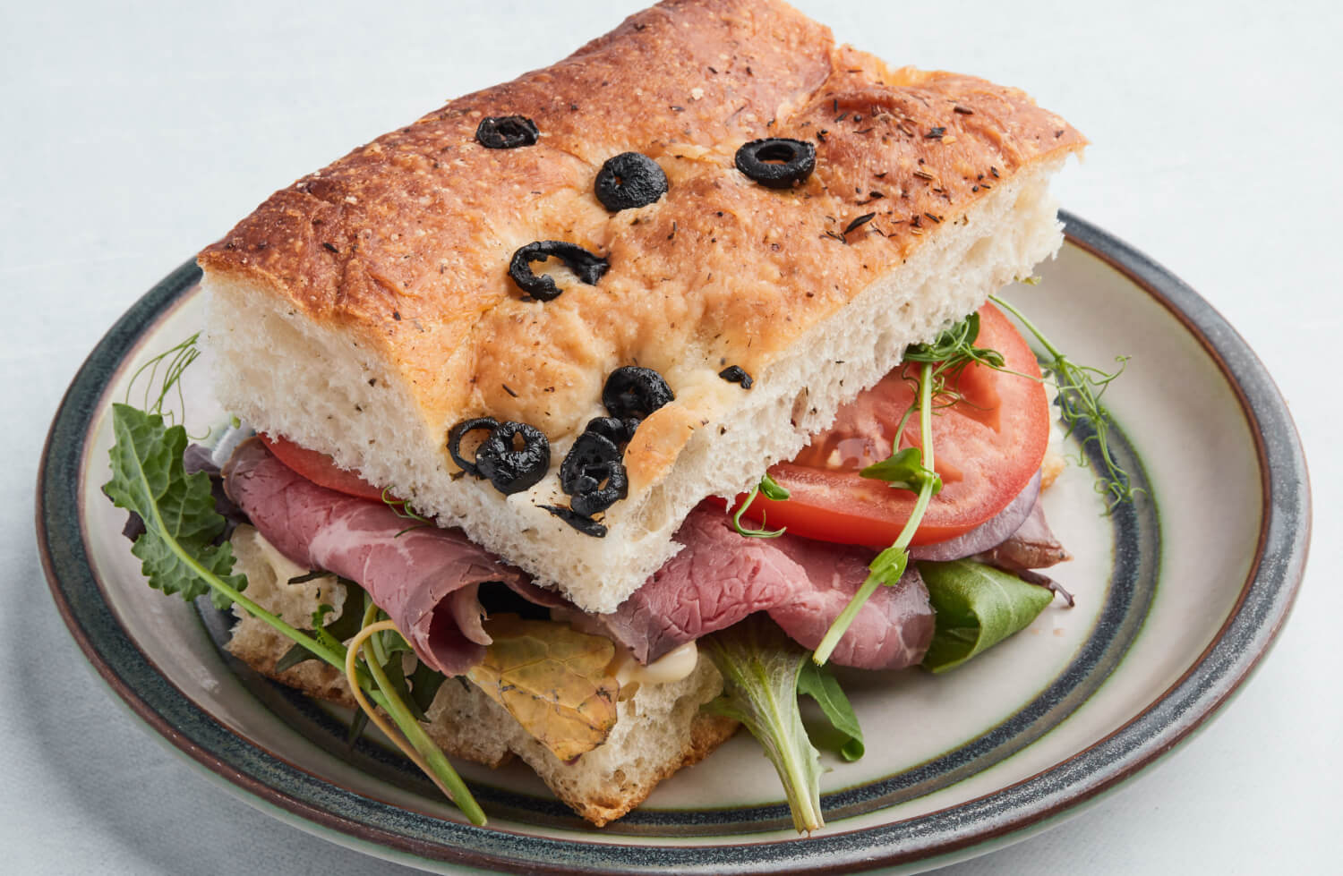 Rosenberg - Fylt focaccia