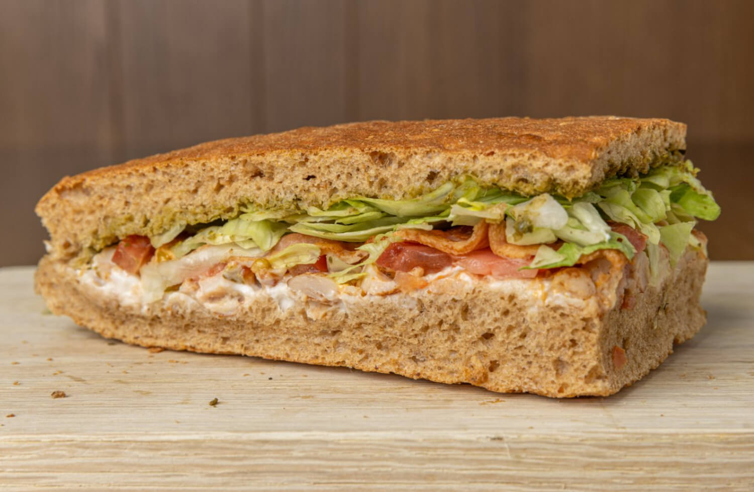 Fattigmann - Sandwich kylling og bacon 