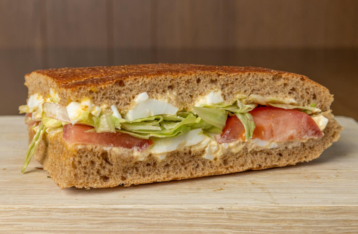Fattigmann - Sandwich med eggesalat