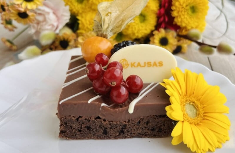 Kajsas - Kajsas Sjokoladetrøffelkake-stykke