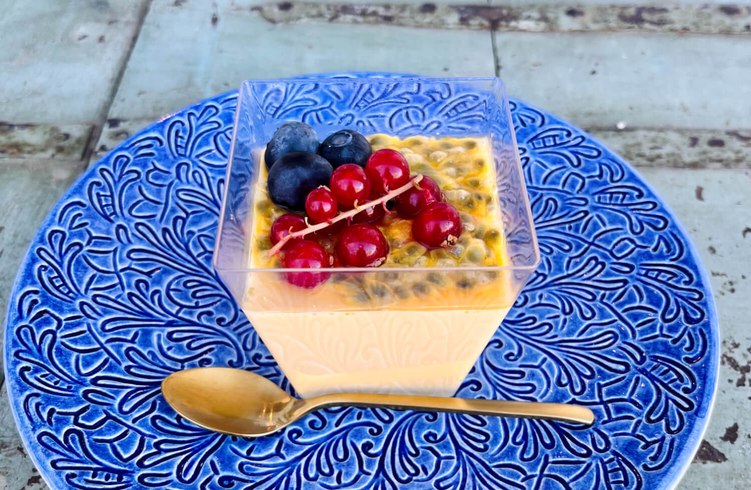 Kajsas - Kajsas Pasjonsfrukt panna cotta