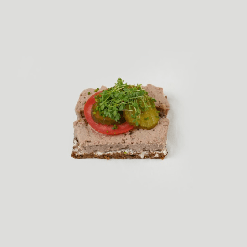 Nybroe Smörrebröd - Leverpastej & saltgurka