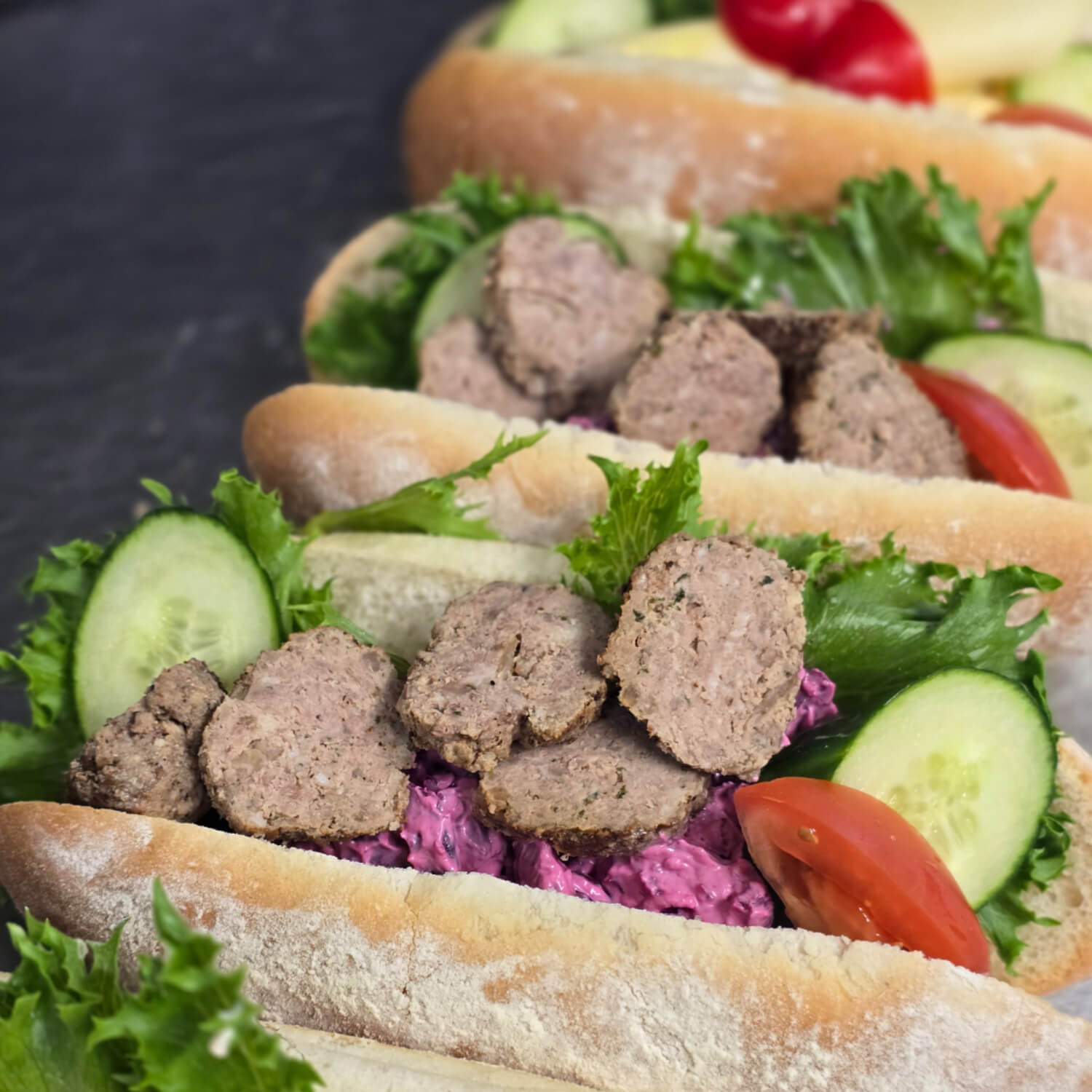 Byttorps Finbageri - Köttbullar/rödbetssallad
