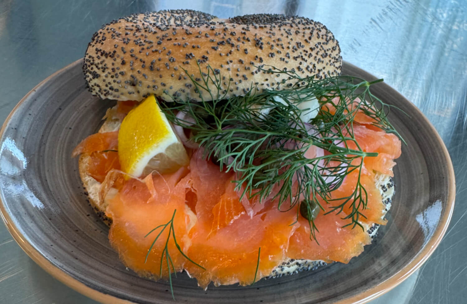 Lilla Mackbutiken - Lax bagel