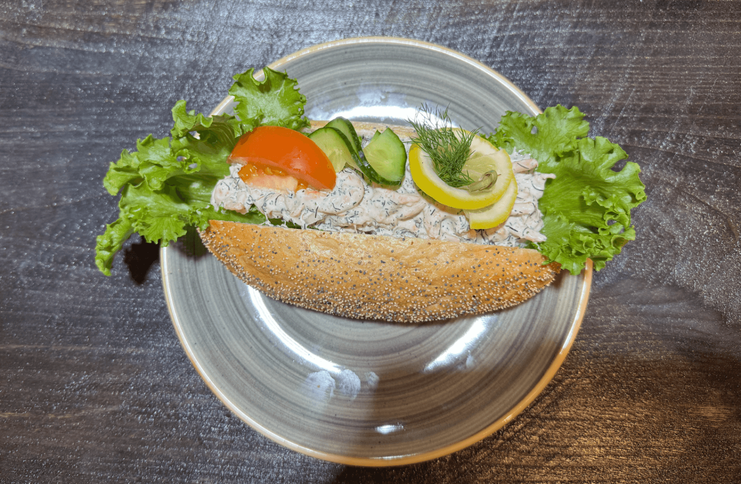 Lilla Mackbutiken - Räkröra i baguette