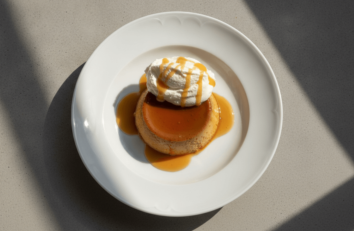 Viken Mathus - Ekte karamelklpudding med krem