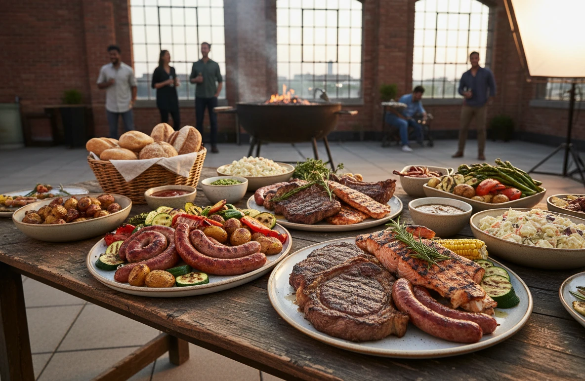 Grillbuffet – bilde fra nettbutikken
