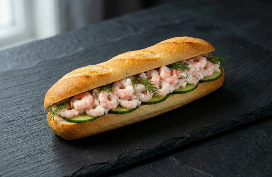Baguetter med pålegg