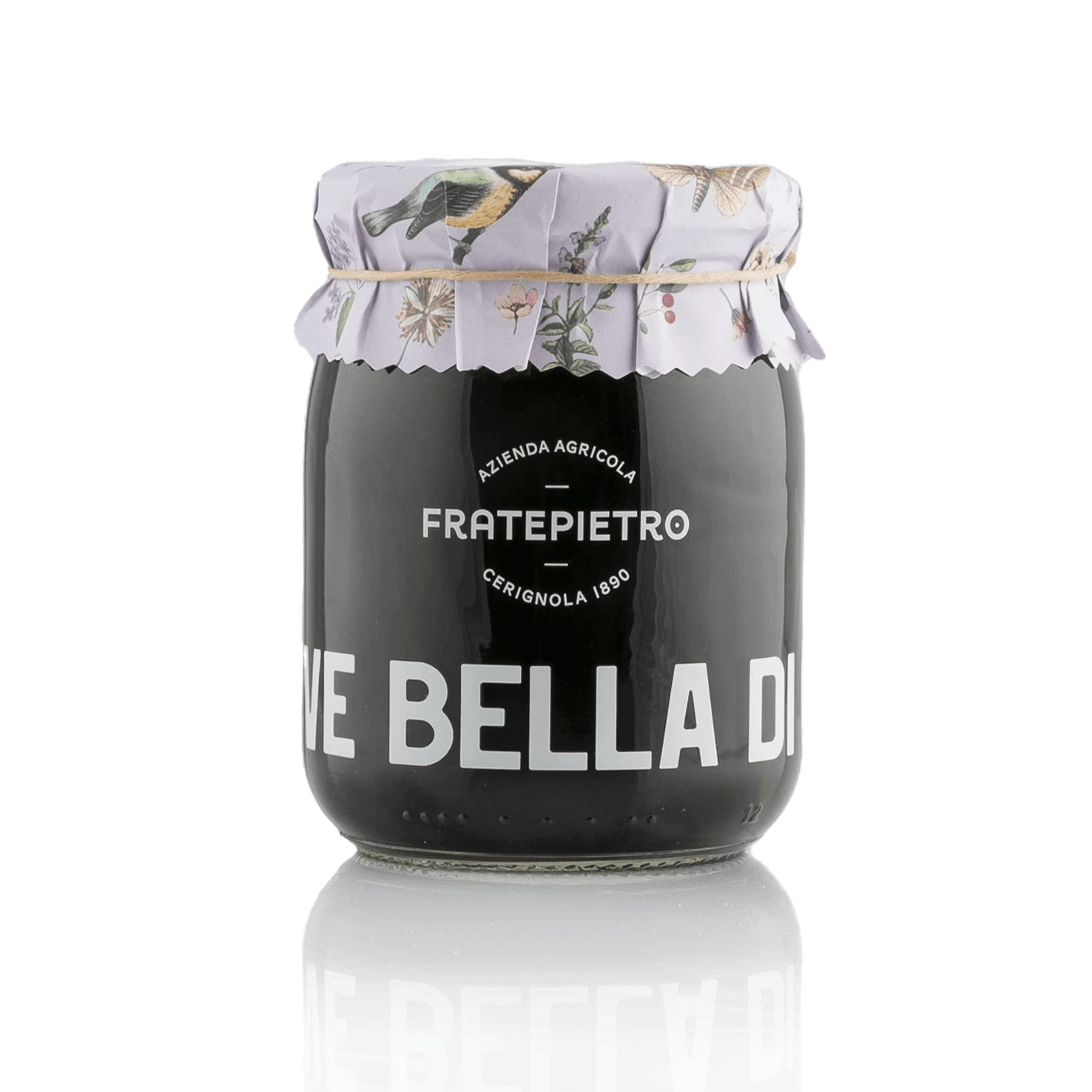 Brødrene Berggren - Oliven sorte med sten Fratepietro