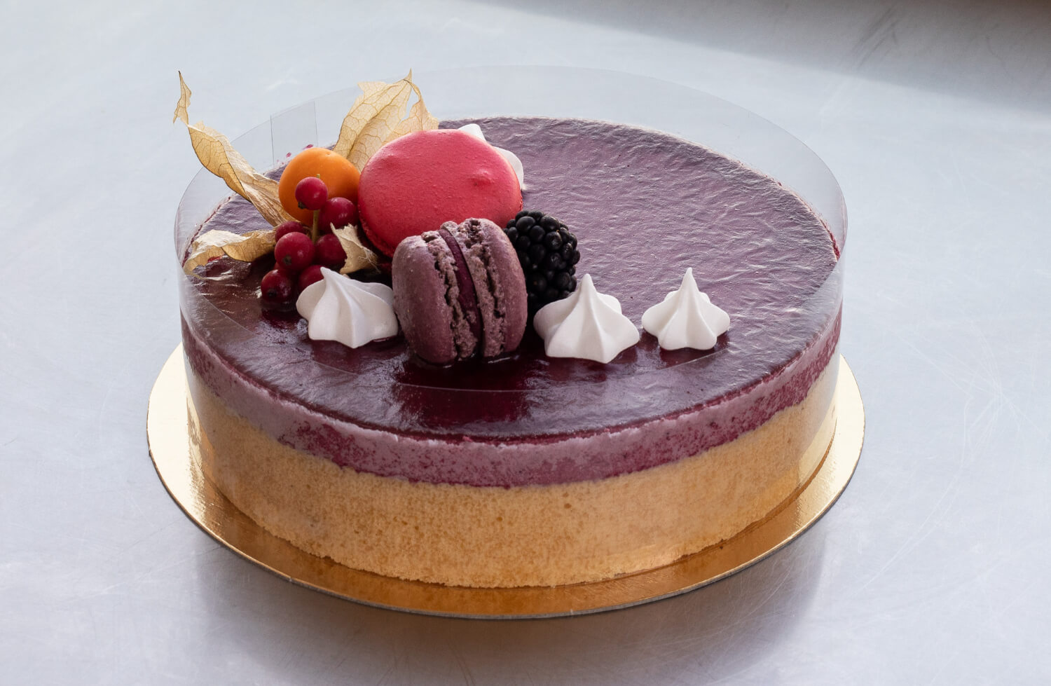 The Bakery - Chocolate  & blackcurrant mousse cake