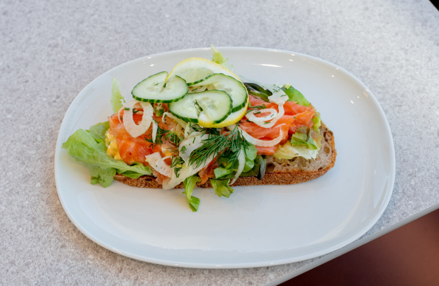 The Bakery - the Bakery - Smoked salmon & egg on sourdough