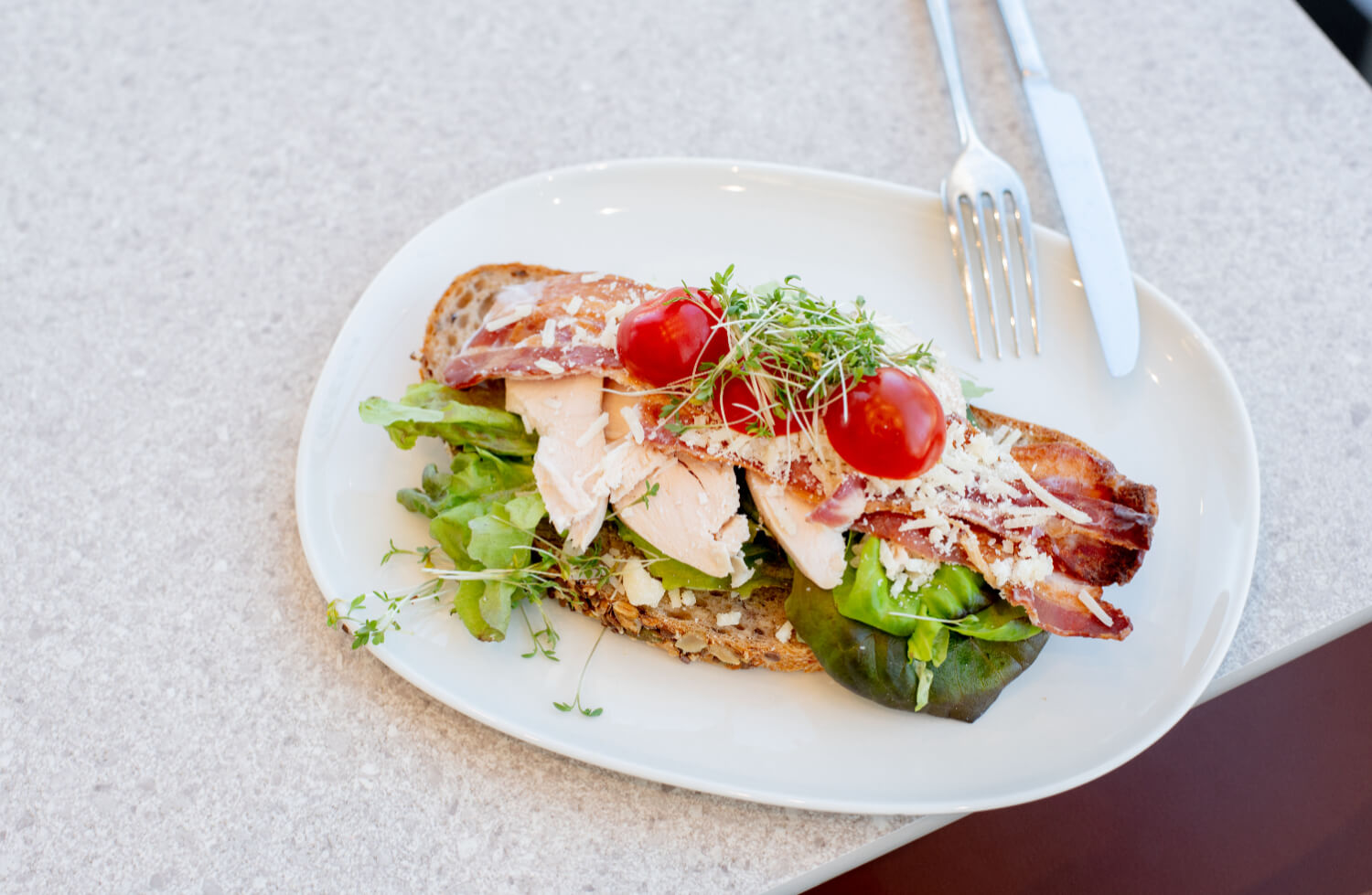The Bakery - the Bakery - Chicken ceasar on sourdough