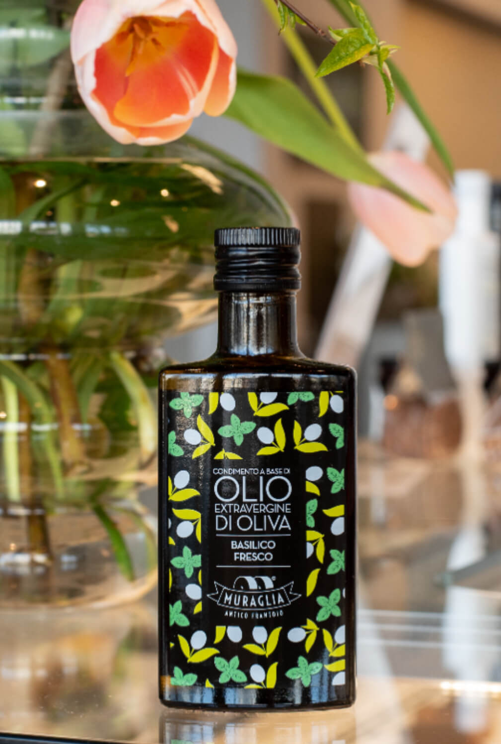The Bakery - Aromatic Extra Virgin Olive oil basilikum 