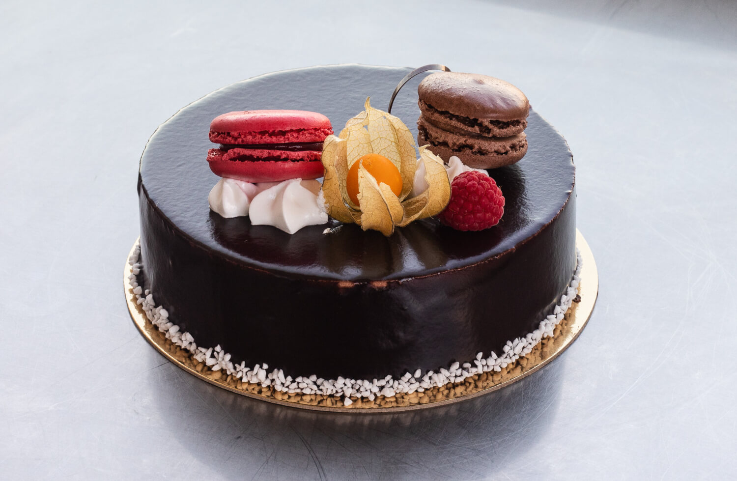 The Bakery - Raspberry & Chocolate mousse cake 