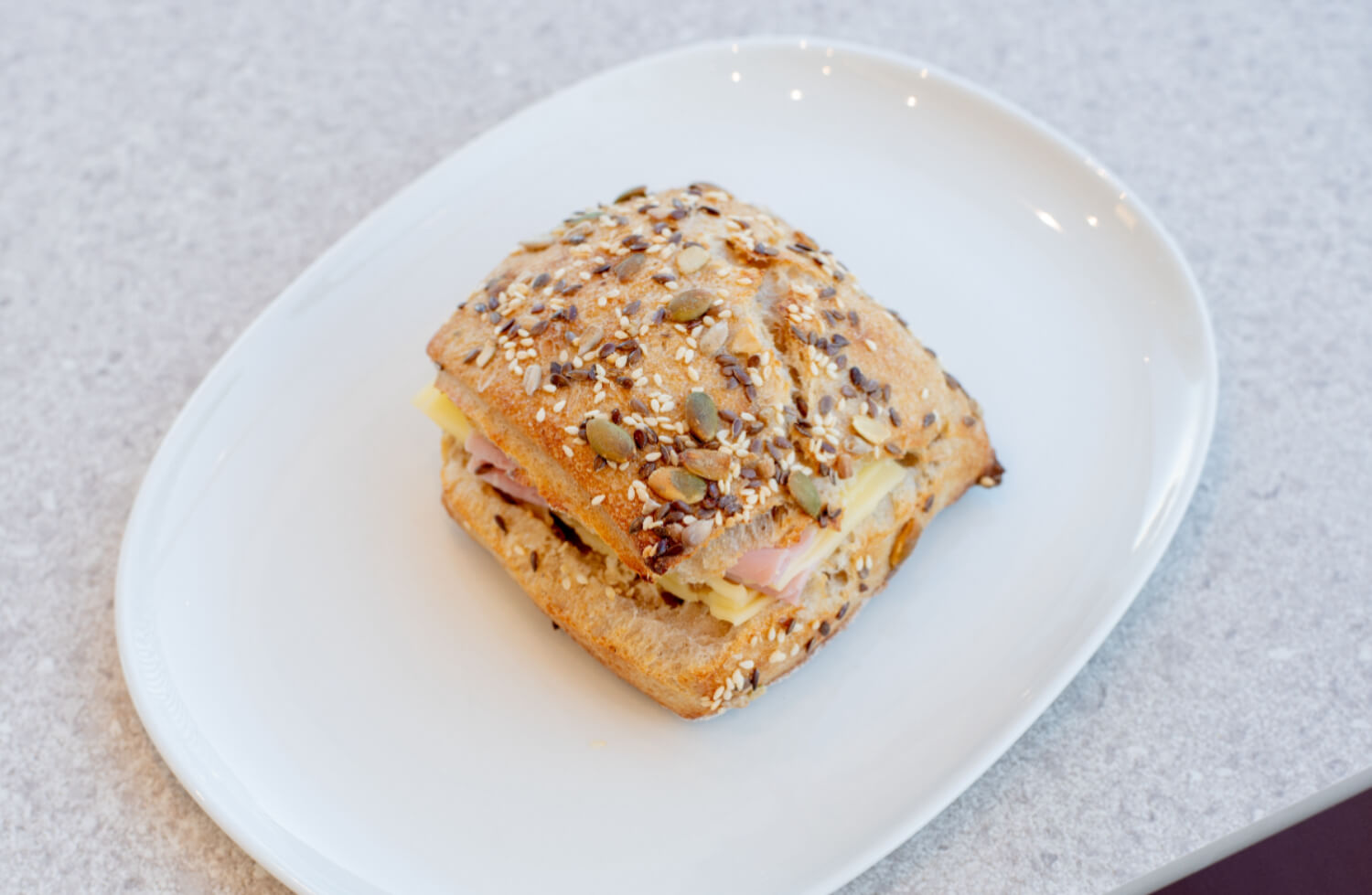 The Bakery - the Bakery - Sourdough roll, ham & cheese