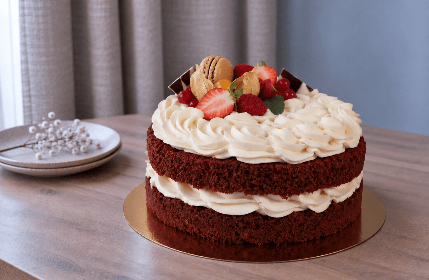 Bare Beppe - Red Velvet med vaniljeostekrem