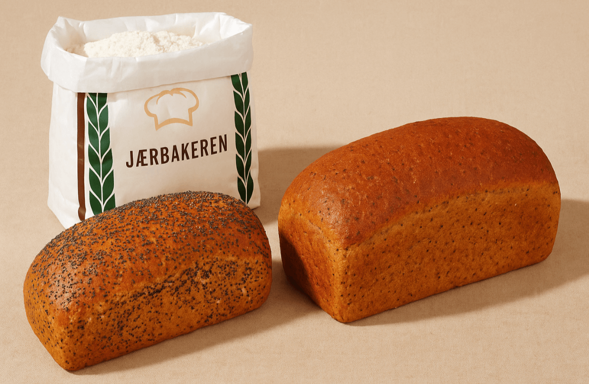Jærbakeren Arne Johannesen Bakeri - 3 brød for 129 kr!