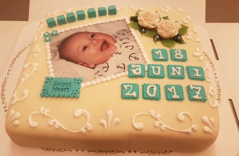 Evensen's Bakeri & Conditori - Dåpskake