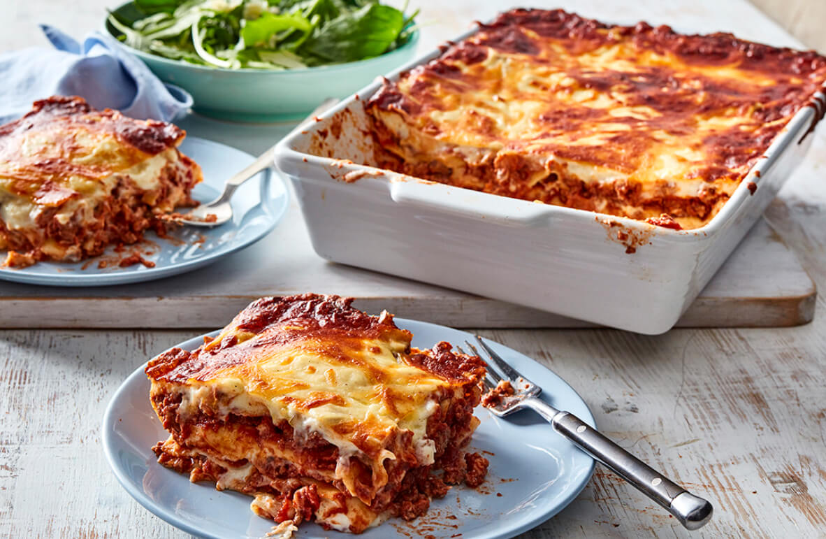 Bodø bakeri - Lasagne med tilbehør