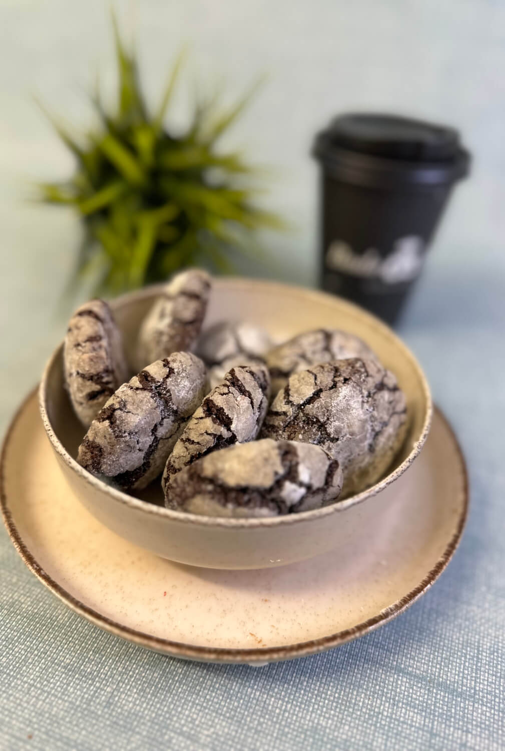 Bodø bakeri - Chocolate Crinkle Cookies, 9 biter