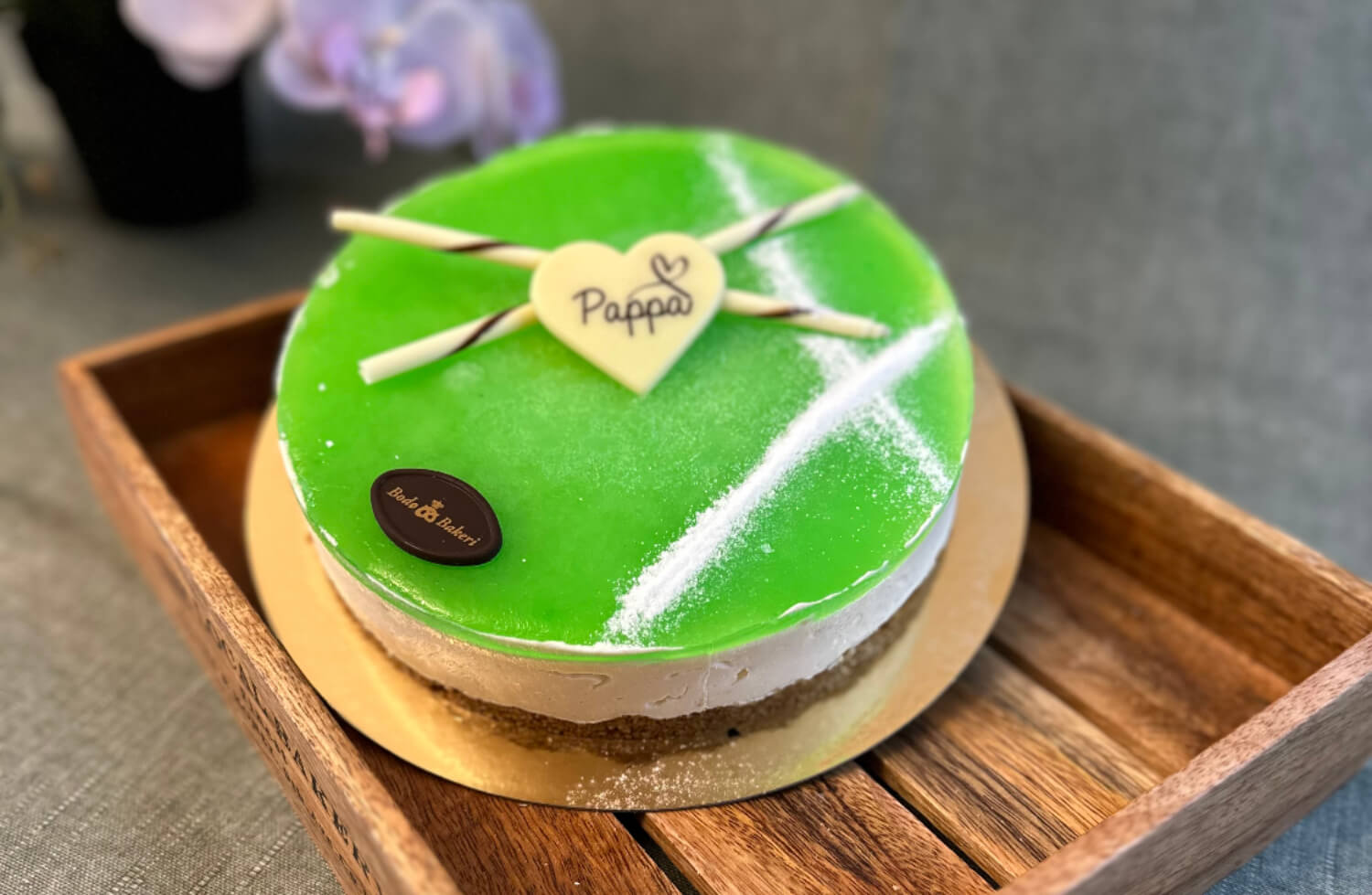 Bodø bakeri - Ostekake lime "til far"