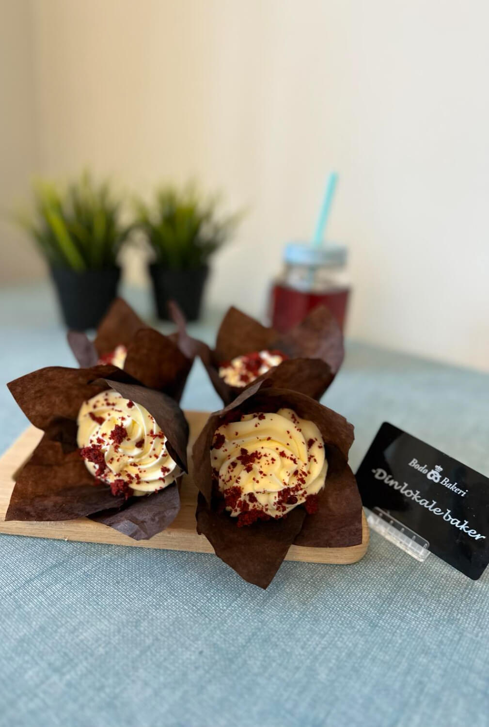 Bodø bakeri - Redvelvet cupcakes 4pk