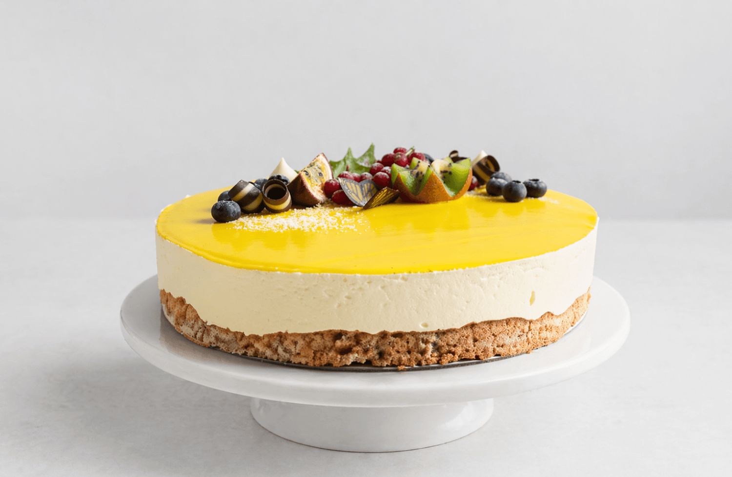 Christensen bakeri - Ostekake med mandelbunn