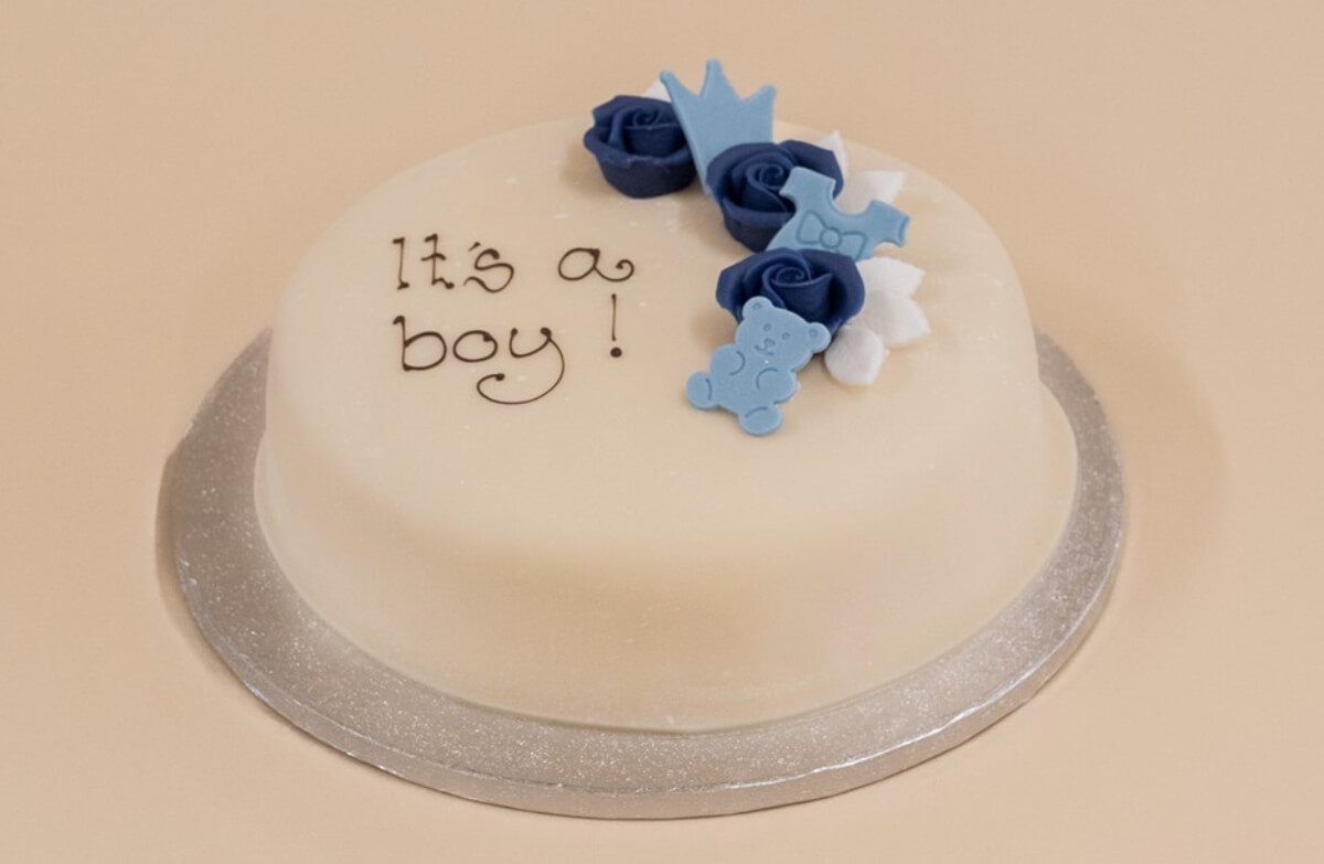 Frk. Lyng - Babyshowerkake