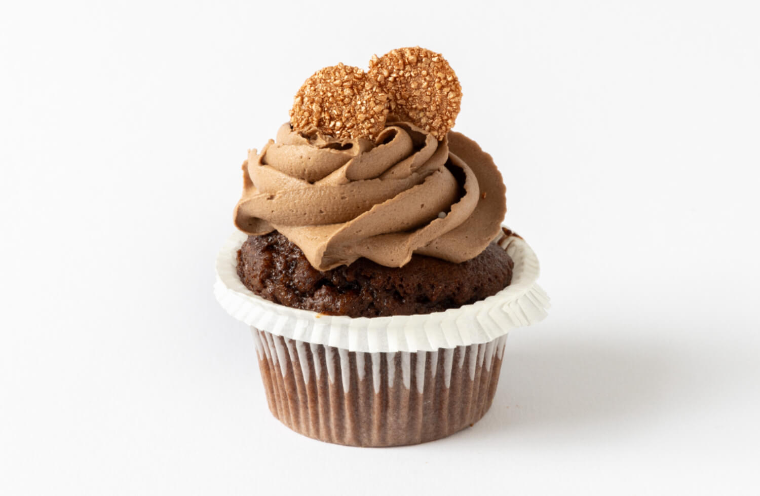 Baker Brun & Solbrød - Sjokoladecupcake med sjokoladetopping