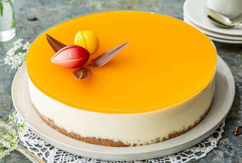 Bakeriet Roseby - Ostekake med pasjonsfrukt