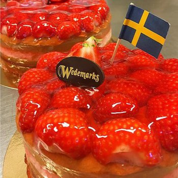 Wedemarks konditori och bageri - Jordgubbstårta