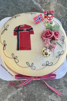 Rosenborg bakeri - VM fotballkake