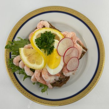 Bakeriet Mo i Rana - Dansk smørbrød med reker