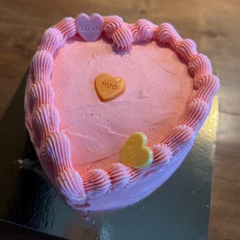 Mat so klart - Hjertekake - 10 biter