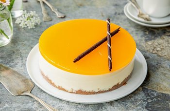 Kneippen Molde - Ostekake med pasjonsfrukt